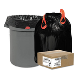 Webster WBI1DTL150 Heavy-Duty Trash Bags, Drawstring, 33 gal, 1.2 mil, 33.5