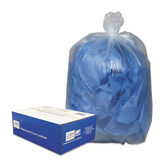 Webster WBI242315C Clear Low-Density Can Liners, 7-10gal, .6mil, 24 X 23, Clear, 500/carton