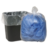 Webster WBI243115C Clear Low-Density Can Liners, 16gal, .6mil, 24 X 33, Clear, 500/carton