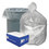 WEBSTER INDUSTRIES WBIGNT3860 High Density Waste Can Liners, 55-60gal, 12 Microns, 38x58, Natural, 200/carton, Price/CT