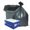 WEBSTER INDUSTRIES WBIPLA3770 Can Liners, 30 gal, 1.35 mil, 30" x 36", Gray, 10 Bags/Roll, 10 Rolls/Carton, Price/CT