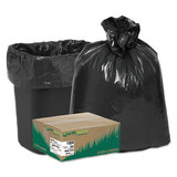 WEBSTER INDUSTRIES WBIRNW3310 Recycled Can Liners, 16gal, .85 Mil, 24 X 33, Black, 500/carton