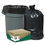 WEBSTER INDUSTRIES WBIRNW6060 Recycled Can Liners, 55-60gal, 1.65mil, 38 X 58, Black, 100/carton, Price/CT