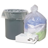 WEBSTER INDUSTRIES WBIWHD3339 High Density Can Liners, 31-33gal, .433mil, 33 X 40, Natural, 100/carton