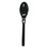 WeGo WEG54101100 Spoon WeGo Polystyrene, Spoon, Black, 1000/Carton, Price/CT