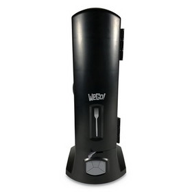 Wego 56101100 Dispenser, 10.22" x 12 1/2" x 23 3/4" Black