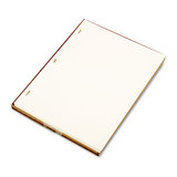 ACCO BRANDS WLJ90110 Looseleaf Minute Book Ledger Sheets, Ivory Linen, 11 X 8-1/2, 100 Sheet/box