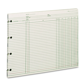 ACCO BRANDS WLJGN2D Accounting, 9-1/4 X 11-7/8, 100 Loose Sheets/pack