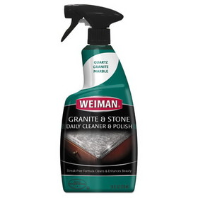 WEIMAN 109EA Granite Cleaner and Polish, Citrus Scent, 24 oz Bottle
