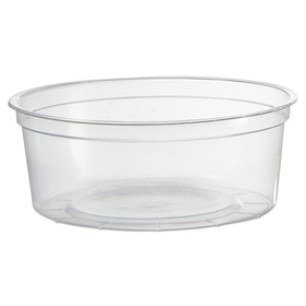 WNA WNAAPCTR08 Deli Containers, 8 oz, Clear, Plastic, 50/Pack, 10 Pack/Carton