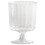 WNA WNACCW5240 Classic Crystal Plastic Wine Glasses on Pedestals, 5 oz, Clear, Fluted, 10/Pack, 24 Packs/Carton, Price/CT