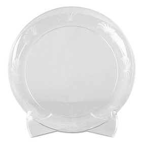 Wna WNADWP6180 Designerware Plates, Plastic, 6", Clear, 180/carton