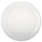 WNA WNADWP9180 Designerware Plastic Plates, 9 Inches, Clear, Round