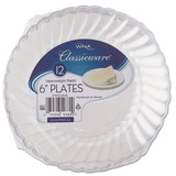 WNA WNARSCW61512 Classicware Plastic Plates, 6