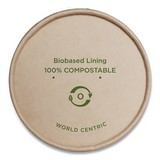 World Centric WORBOLPA8K Paper Lids for Bowls, 3.6