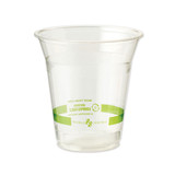 World Centric WORCPCS12 PLA Clear Cold Cups, 12 oz, Clear, 1,000/Carton