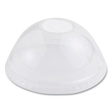 World Centric WORCPLCS12D PLA Clear Cold Cup Lids, Dome Lid, Fits 9 oz to 24 oz Cups, 1,000/Carton