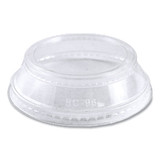 World Centric WORCPLCS12SH PLA Clear Cold Cup Lids, Dome Lid, Fits 2 oz Portion Cup and 9 oz to 24 oz Cups, 1,000/Carton