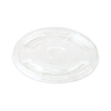 World Centric WORCPLCS12 PLA Clear Cold Cup Lids, Flat Lid, Fits 9 oz to 24 oz Cups, 1,000/Carton