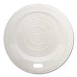 World Centric WORCULCS8 PLA Lids for Hot Cups, Fits 8 oz Cups, White, 1,000/Carton