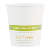 World Centric WORCUSU6 NoTree Paper Hot Cups, 6 oz, Natural, 1,000/Carton