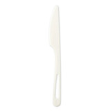 World Centric WORKNPS6 TPLA Compostable Cutlery, Knife, 6.7