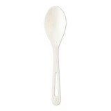 World Centric WORSPPS6 TPLA Compostable Cutlery, Spoon, 6