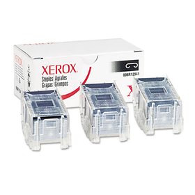 Xerox XER008R12941 Finisher Staples For Xerox 7760/4150, Three Cartridges, 15,000 Staples/pack