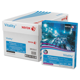 Xerox XER3R02641 Vitality Multipurpose 3-Hole Punched Paper, 8 1/2 X 11, White, 5,000 Sheets/ct