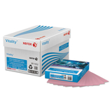 Xerox XER3R11052 Vitality Pastel Multipurpose Paper, 8 1/2 X 11, Pink, 500 Sheets/rm