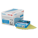 Xerox XER3R11053 Vitality Pastel Multipurpose Paper, 8 1/2 X 11, Yellow, 500 Sheets/rm