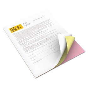Xerox XER3R12424 Bold Digital Carbonless Paper, 8 1/2 X 11, Pink/canary/white, 5010 Sheets/ct