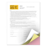 Xerox XER3R12425 Bold Digital Carbonless Paper, 8 1/2 X 11, White/canary/pink, 5,000 Sheets/ct