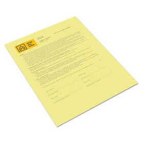 Xerox XER3R12437 Revolution Digital Carbonless Paper, 1-Part, 8.5 x 11, Canary, 500/Ream