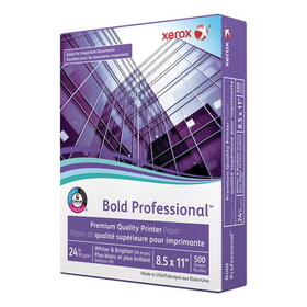 Xerox XER3R13038 Bold Professional Quality Paper, 98 Bright, 24 lb Bond Weight, 8.5 x 11, White, 500/Ream