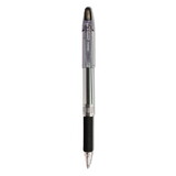 Zebra 14410 Jimnie Stick Gel Pen Value Pack, Medium 0.7mm, Black Ink, Smoke Barrel, 24/Box