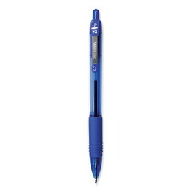 Zebra ZEB23920 Z-Grip Ballpoint Pen, Retractable, Medium 0.7 mm, Blue Ink, Blue Tinted Barrel, Dozen