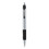 Zebra ZEB27010 Z-Grip Metal Ballpoint Pen, Retractable, Medium 1 mm, Black Ink, Silver Barrel, Dozen, Price/DZ