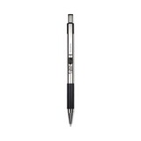 Zebra ZEB27310 F-301 Ballpoint Retractable Pen, Black Ink, Bold, Dozen