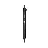 Zebra ZEB29811 X-701 Ballpoint Pen, Retractable, Fine 0.7 mm, Black Ink, Black Barrel