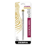 Zebra ZEB33161 Styluspen Twist Ballpoint Pen/stylus, Silver