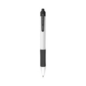 Zebra ZEB41610 Sarasa Dry X20+ Gel Pen, Retractable, Fine 0.7 mm, Black Ink, White/Black Barrel, Dozen