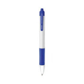 Zebra ZEB41620 Sarasa Dry X20+ Gel Pen, Retractable, Fine 0.7 mm, Blue Ink, White/Blue Barrel, Dozen
