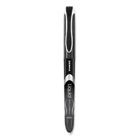 Zebra ZEB44410 Liquid Ink Roller Ball Pen, Stick, Extra-Fine 0.5 mm, Black Ink, Black Barrel, Dozen