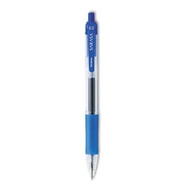 ZEBRA PEN CORP. ZEB46720 Sarasa Retractable Gel Pen, Blue Ink, Fine, Dozen