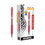 Zebra Pen ZEB46830 Sarasa Dry Gel X20 Gel Pen, Retractable, Medium 0.7 mm, Red Ink, Clear/Red Barrel, 12/Pack, Price/DZ