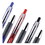 Zebra ZEB47024 Sarasa Dry Gel X30 Gel Pen, Retractable, Medium 0.7 mm, Black Ink, Black/Silver Barrel, 24/Pack, Price/PK