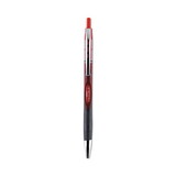 Zebra 47130 Sarasa Dry Gel X30 Retractable Gel Pen, Medium 0.7mm, Red Ink/Barrel, Dozen