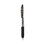 Zebra ZEB48710 Sarasa Clip Gel Pen, Retractable, Medium 0.7 mm, Black Ink, Clear/Black Barrel, 12/Pack, Price/DZ