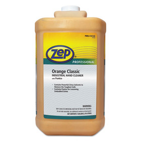 Zep Professional ZPE1046475 Industrial Hand Cleaner, Orange, 1 gal Bottle, 4/Carton